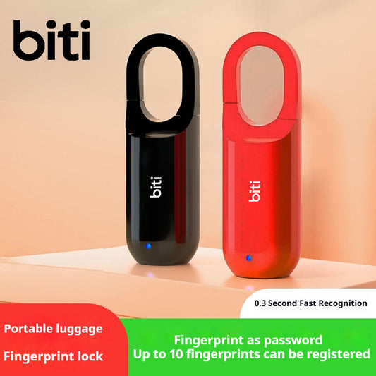 Biti Smart Fingerprint Padlock – Keyless Biometric Luggage Lock