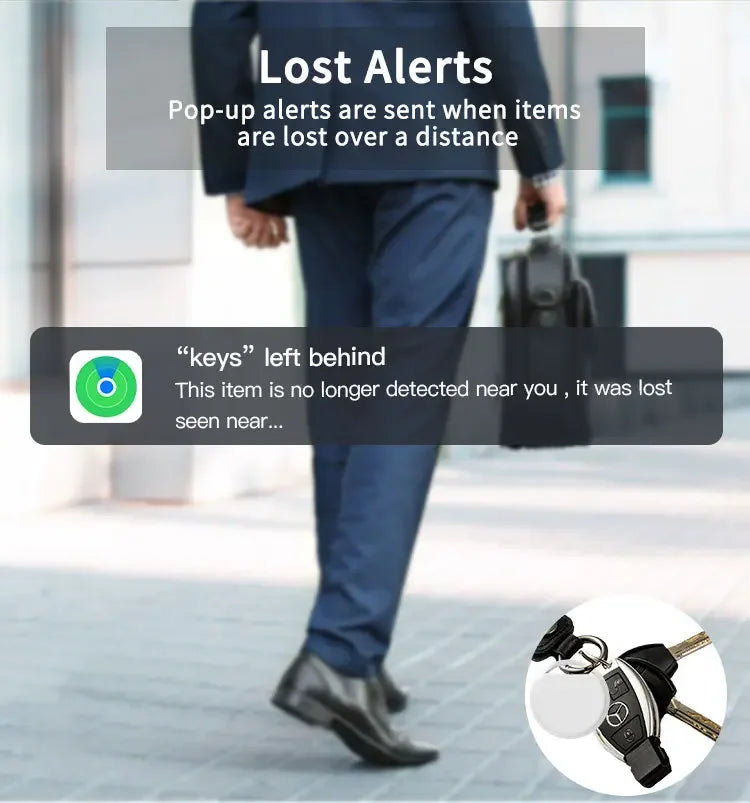 Android Smart Tag Bluetooth Tracker, Anti-Lost GPS Wallet Key Finder
