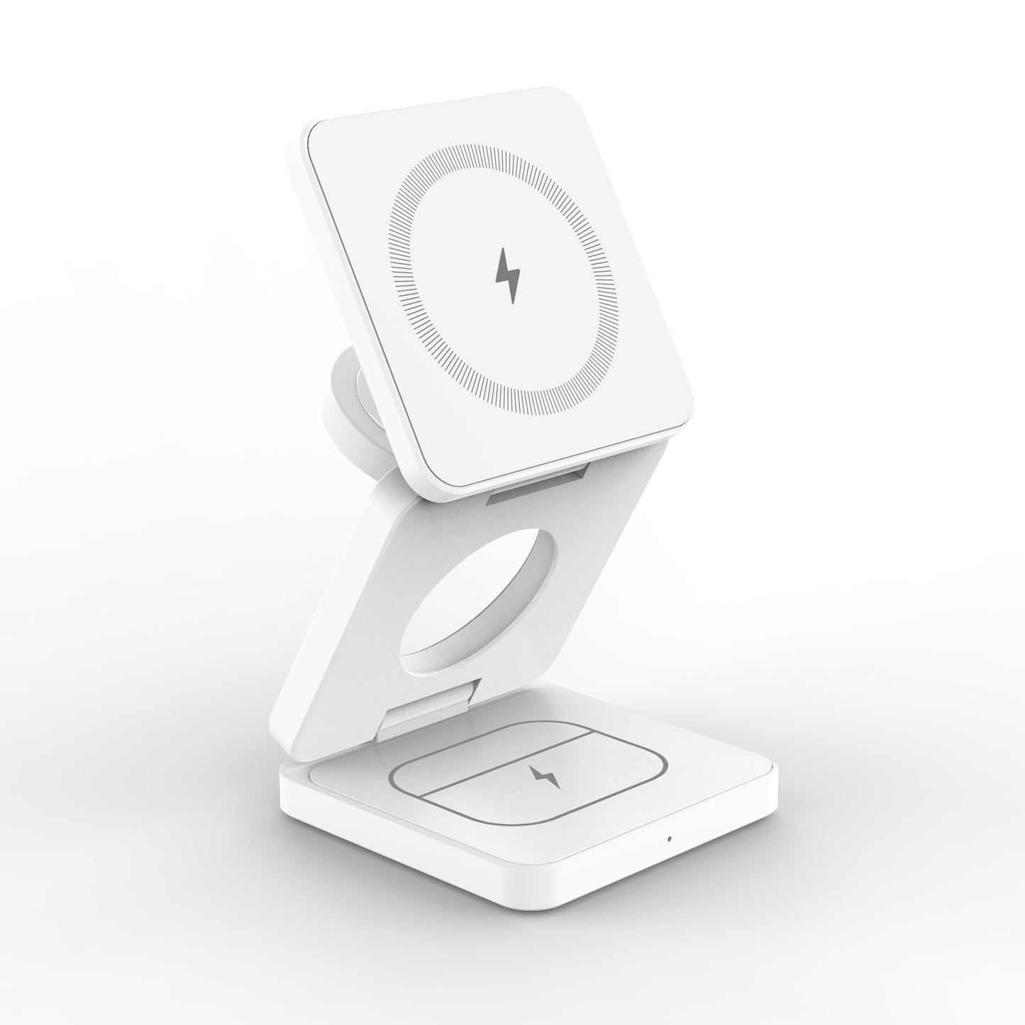 3-in-1 Foldable Magnetic Wireless Charging Station for iPhone Apple Watch & AirPods